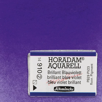 Akvarelová farba Schmincke Horadam, 1/1 v celej panvičke - 910, brilliant blue violet
