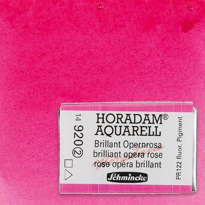 Akvarelová farba Schmincke Horadam, 1/1 v panvičke - 920, brilliant opera rose