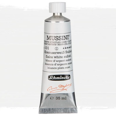 Olejová farba Schmincke Mussini, 35 ml - 101 flake white subst.
