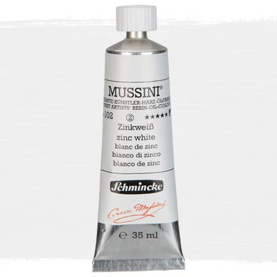 Olejová farba Schmincke Mussini, 35 ml - 102, zinc white