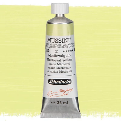 Olejová farba Schmincke Mussini, 35 ml - 207, medieval yellow