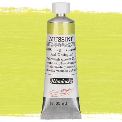 Olejová farba Schmincke Mussini, 35 ml - 208, yellowish green ural