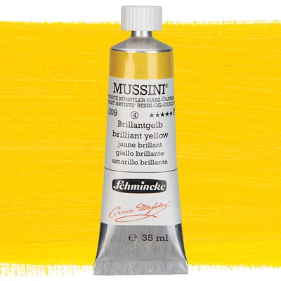 Olejová farba Schmincke Mussini, 35 ml - 209, brilliant yellow