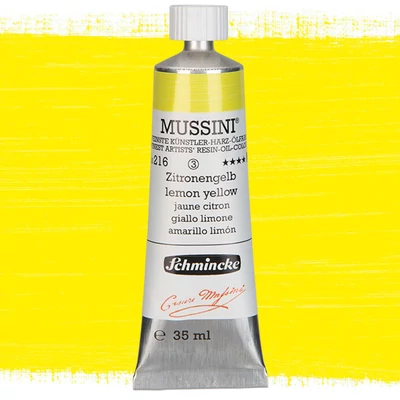 Olejová farba Schmincke Mussini, 35 ml - 216, lemon yellow