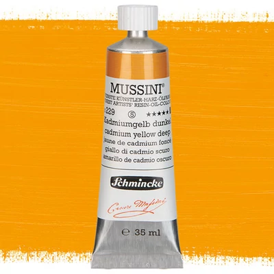 Olejová farba Schmincke Mussini, 35 ml - 229, cadmium yellow 3 deep