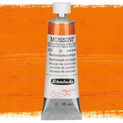 Olejová farba Schmincke Mussini, 35 ml - 230, cadmium orange