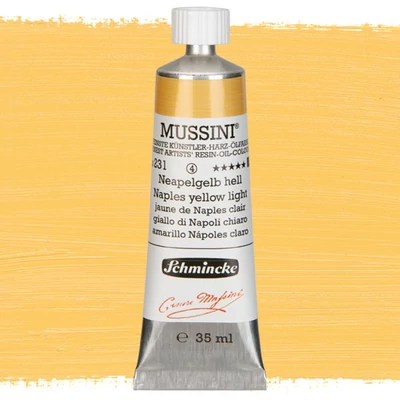 Olejová farba Schmincke Mussini, 35 ml - 231, naples yellow light