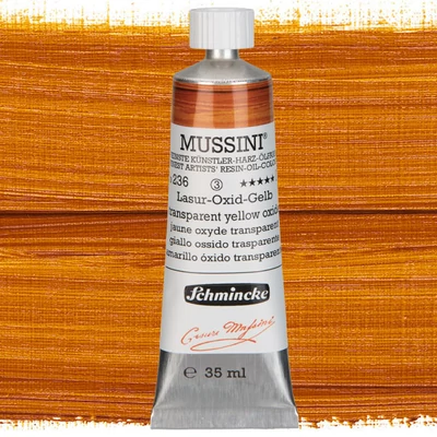 Olejová farba Schmincke Mussini, 35 ml - 236, translucent yellow oxide