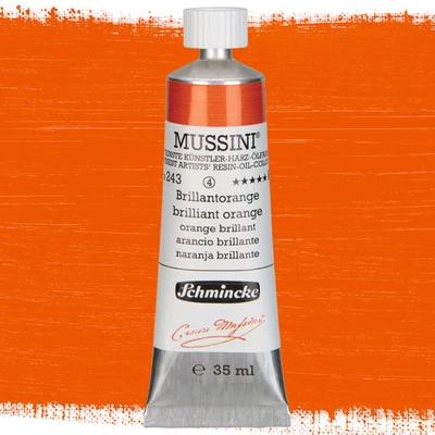 Olejová farba Schmincke Mussini, 35 ml - 243, chrome orange tone