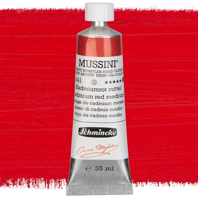 Olejová farba Schmincke Mussini, 35 ml - 341, cadmium red middle