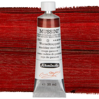 Olejová farba Schmincke Mussini, 35 ml - 343, madder root red