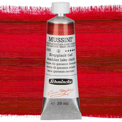Olejová farba Schmincke Mussini, 35 ml - 346, madder lake dark