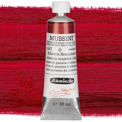 Olejová farba Schmincke Mussini, 35 ml - 347, alizarin madder lake