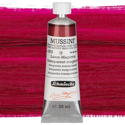 Olejová farba Schmincke Mussini, 35 ml - 363, translucent magenta