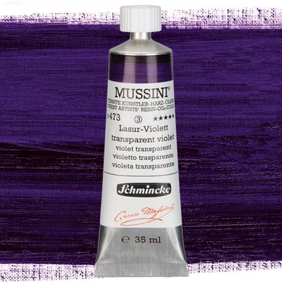 Olejová farba Schmincke Mussini, 35 ml - 473, translucent violet