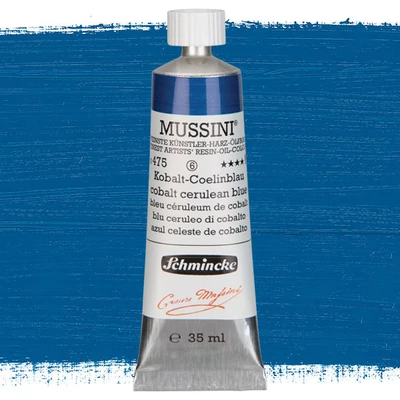 Olejová farba Schmincke Mussini, 35 ml - 475, cobalt-cerulean blue