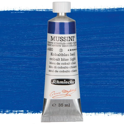 Olejová farba Schmincke Mussini, 35 ml - 480, cobalt blue light
