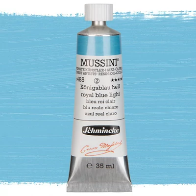 Olejová farba Schmincke Mussini, 35 ml - 485, royal blue light