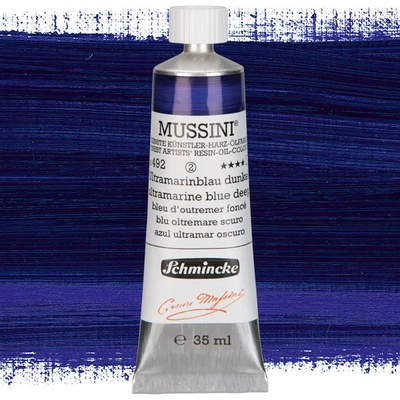 Olejová farba Schmincke Mussini, 35 ml - 492, ultramarine blue deep