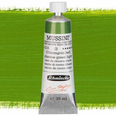 Olejová farba Schmincke Mussini, 35 ml - 510, chrome green light