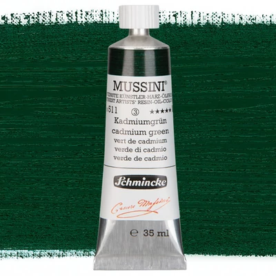 Olejová farba Schmincke Mussini, 35 ml - 511, cadmium green