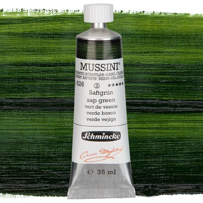 Olejová farba Schmincke Mussini, 35 ml - 526, sap green