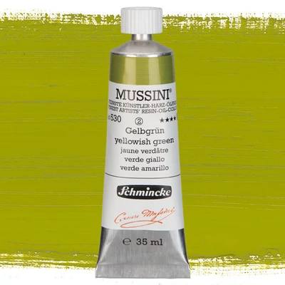 Olejová farba Schmincke Mussini, 35 ml - 530, yellowish green