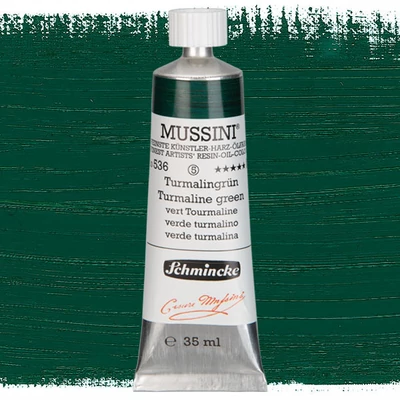 Olejová farba Schmincke Mussini, 35 ml - 536, turmaline green