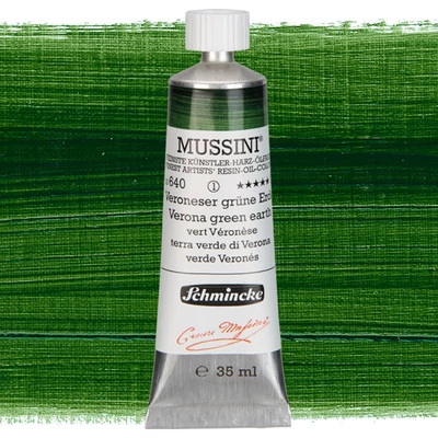 Olejová farba Schmincke Mussini, 35 ml - 640, verona green earth