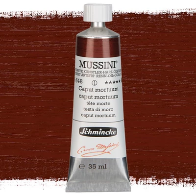 Olejová farba Schmincke Mussini, 35 ml - 648, caput mortuum