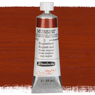 Olejová farba Schmincke Mussini, 35 ml - 651, english red