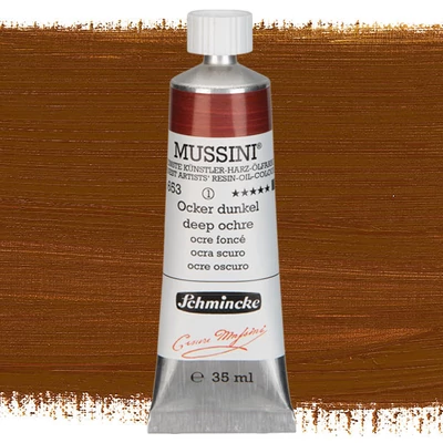 Olejová farba Schmincke Mussini, 35 ml - 653, deep ochre