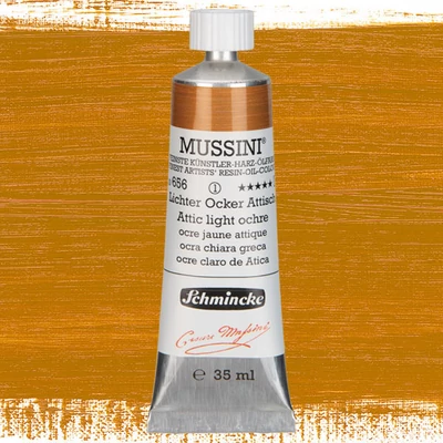 Olejová farba Schmincke Mussini, 35 ml - 656, attish light ochre