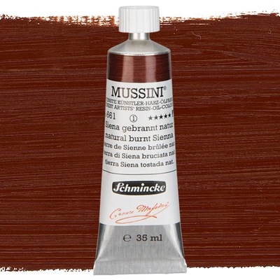Olejová farba Schmincke Mussini, 35 ml - 661, natural burnt sienna