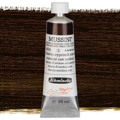 Olejová farba Schmincke Mussini, 35 ml - 664, natural raw umber