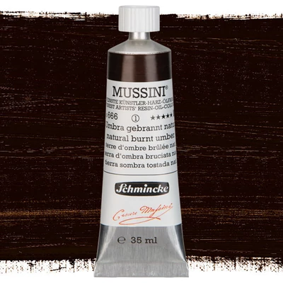 Olejová farba Schmincke Mussini, 35 ml - 666, natural burnt umber