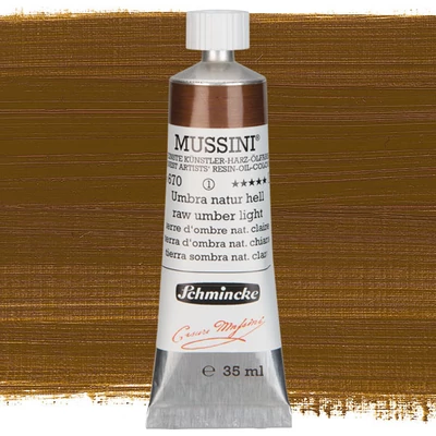 Olejová farba Schmincke Mussini, 35 ml - 670, raw umber light