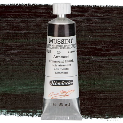 Olejová farba Schmincke Mussini, 35 ml - 779, atrament black