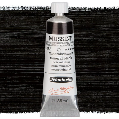 Olejová farba Schmincke Mussini, 35 ml - 783, mineral black
