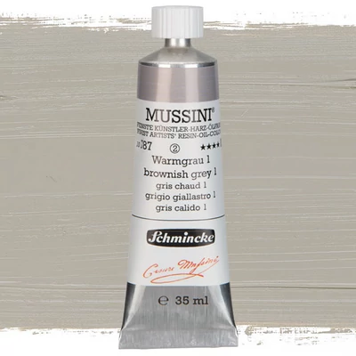 Olejová farba Schmincke Mussini, 35 ml - 787, brownish grey 1