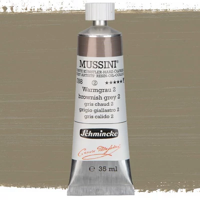 Olejová farba Schmincke Mussini, 35 ml - 788, brownish grey 2