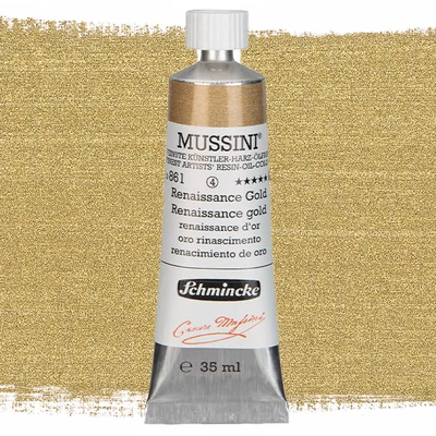 Olejová farba Schmincke Mussini, 35 ml - 861, renaissance gold