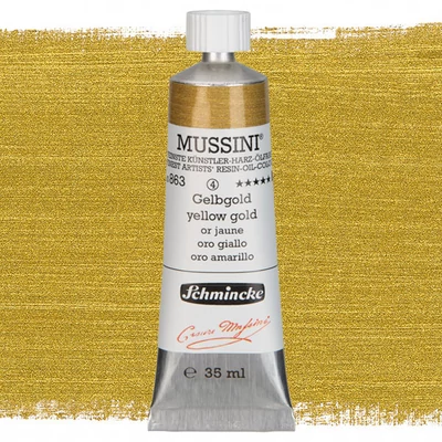 Olejová farba Schmincke Mussini, 35 ml - 863, yellow gold