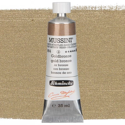 Olejová farba Schmincke Mussini, 35 ml - 864, gold bronze