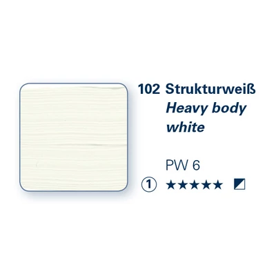 Akrylová farba Schmincke PRIMAcryl, 35 ml - 102, heavy body white