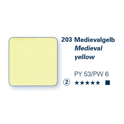 Akrylová farba Schmincke PRIMAcryl, 35 ml - 203, medieval yellow