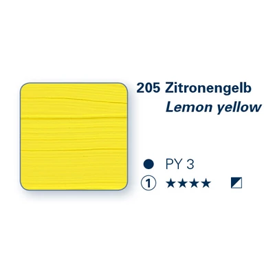 Akrylová farba Schmincke PRIMAcryl, 35 ml - 205, lemon yellow