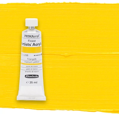 Akrylová farba Schmincke PRIMAcryl, 35 ml - 208, titanium yellow