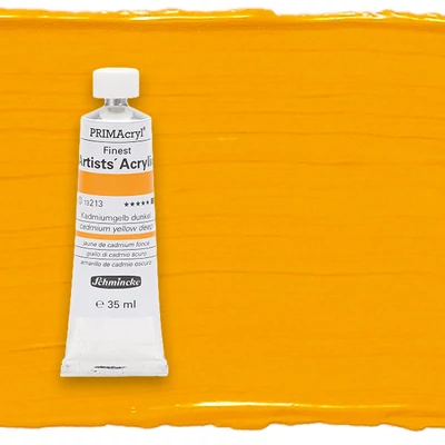 Akrylová farba Schmincke PRIMAcryl, 35 ml - 213, cadmium yellow deep
