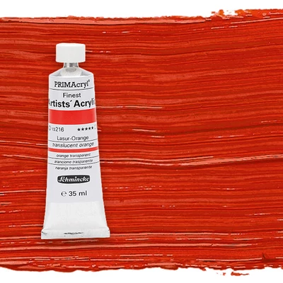 Akrylová farba Schmincke PRIMAcryl, 35 ml - 216, translucebt orange